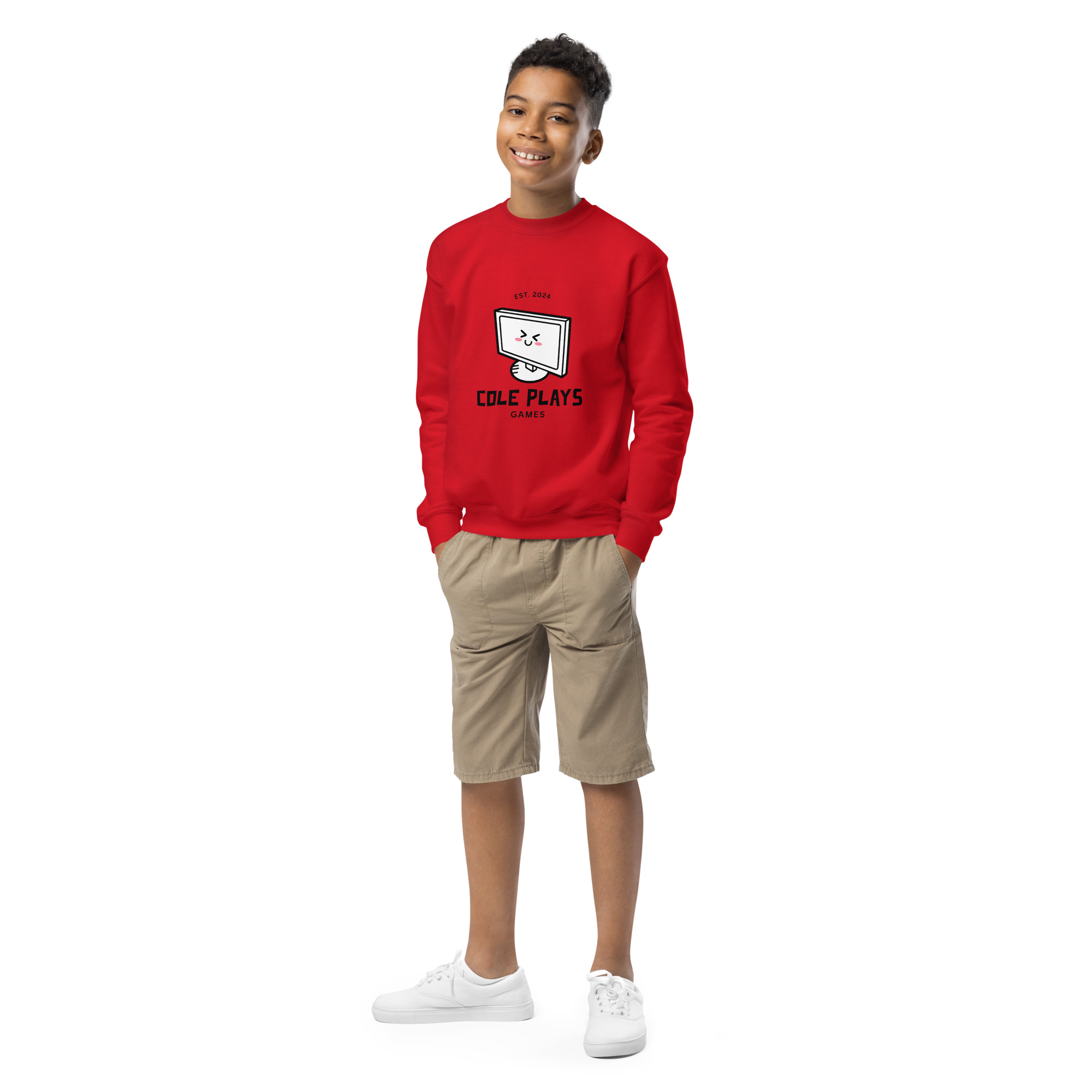 Cole Plays Games crewneck sweatshirt
