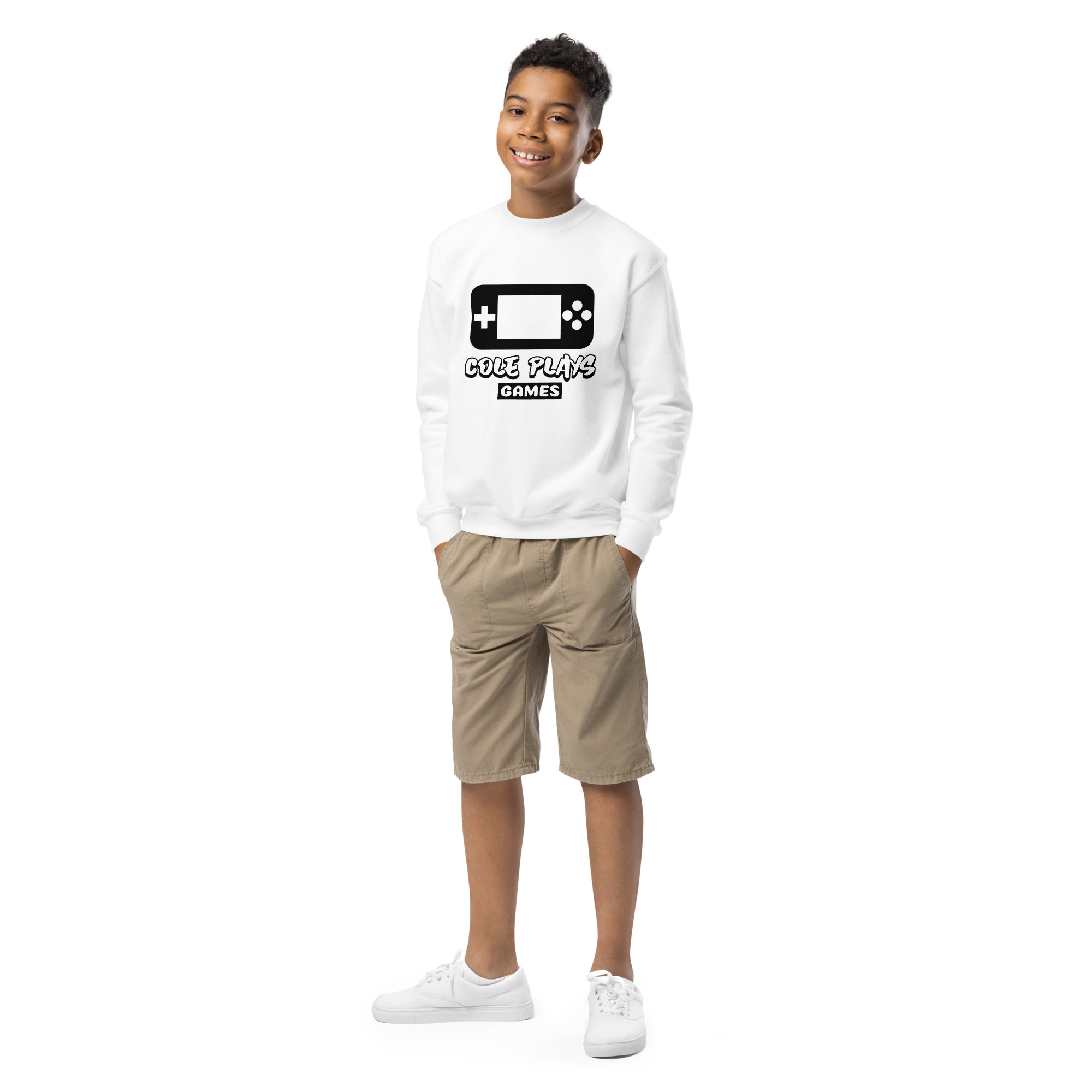Cole Plays Games crewneck sweatshirt