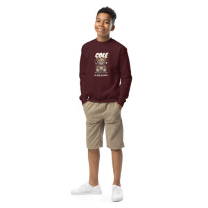 Cole Plays Games crewneck sweatshirt