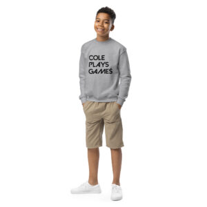 Cole Plays Games crewneck sweatshirt